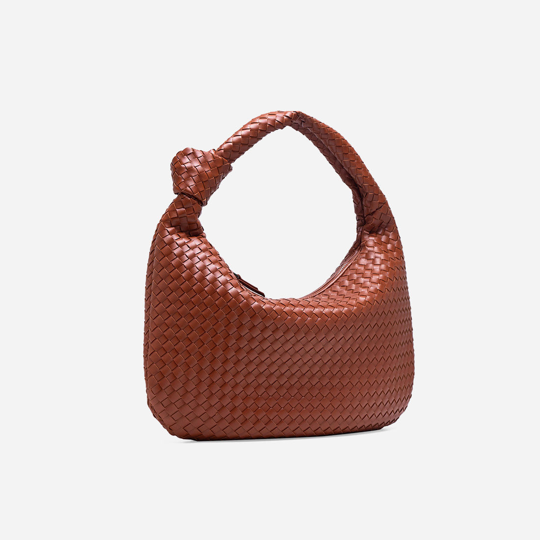 Archive 00s Woven Leather Hobo Bag 3273 Lucia Woven Hobo Bag 